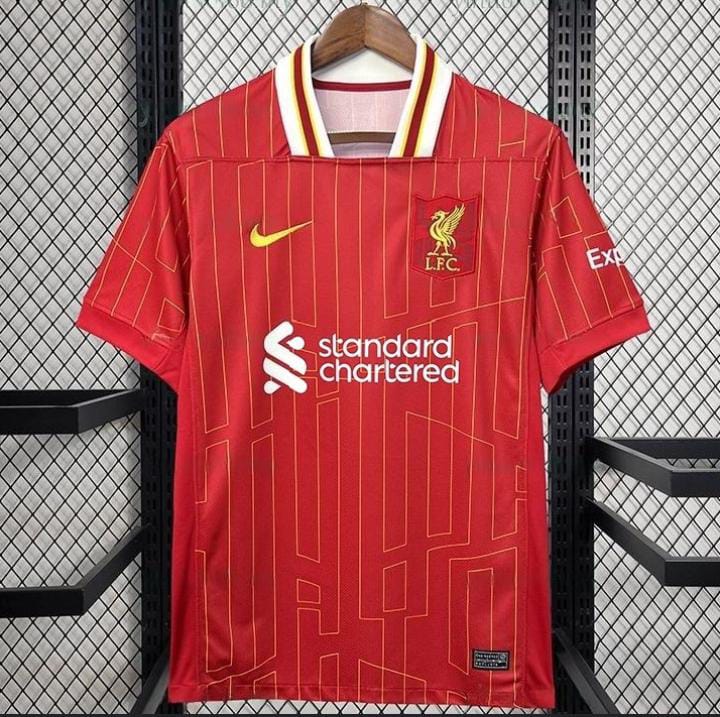 2024/2025 Best Quality New Season LIVERPOOL LFC Original HOME Kit Football Jersey ; New Authentic Unisex Jersey