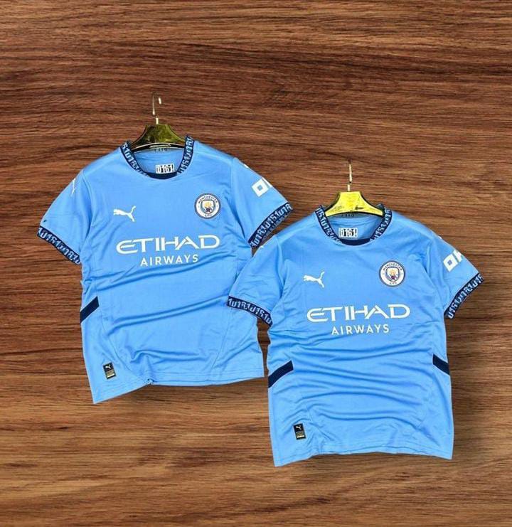 2024/2025 Best Quality New Season MANCHESTER CITY Original Home Kit Football Jersey ; New Authentic Unisex Jersey
