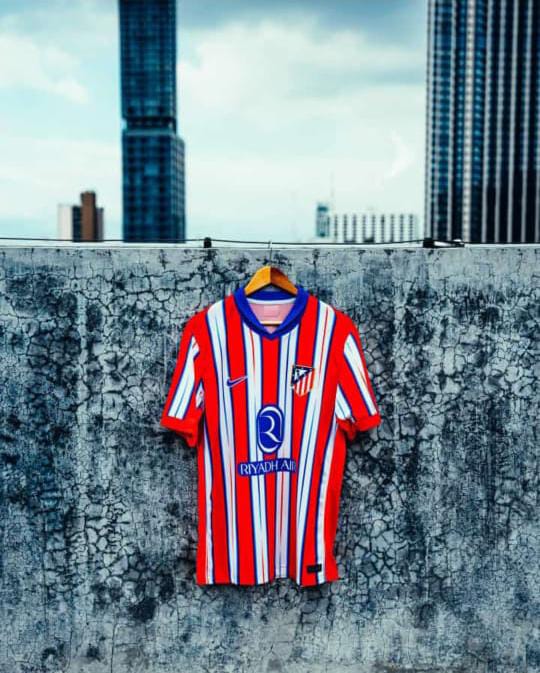 2024/2025 Best Quality New Season CAMISETA  ATLETICO MADRID Original Home Kit Football Jersey ; New Authentic Unisex Jersey