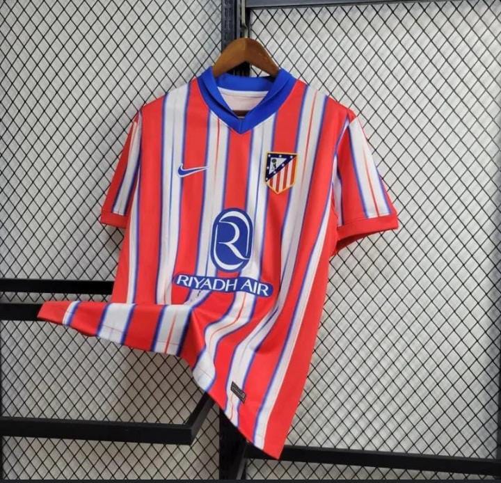 2024/2025 Best Quality New Season CAMISETA  ATLETICO MADRID Original Home Kit Football Jersey ; New Authentic Unisex Jersey