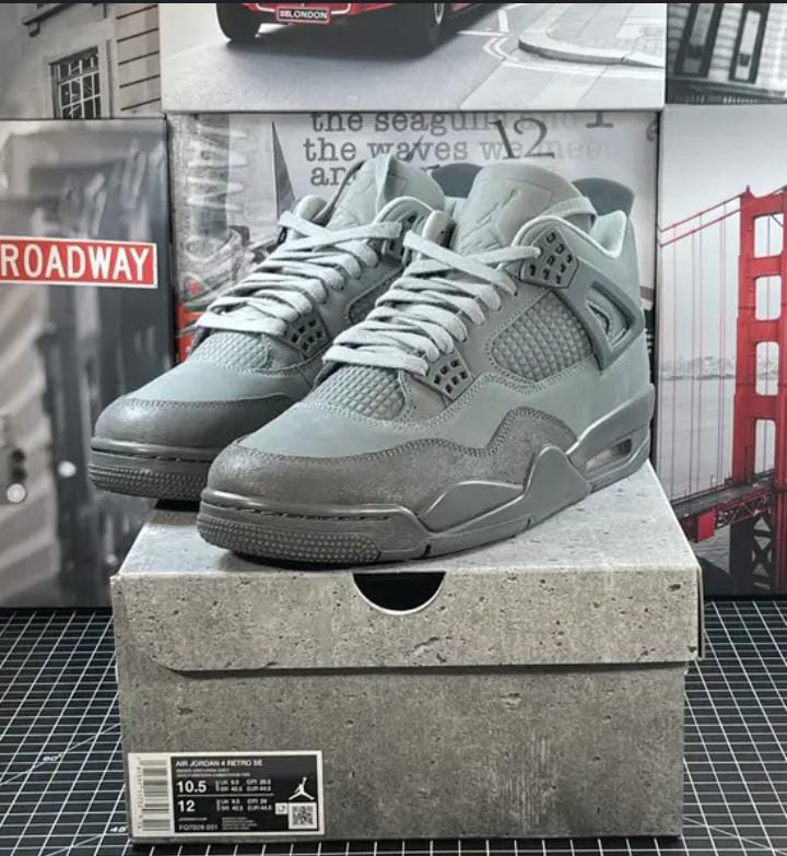 New Arrival Air Jordan 4 ''SE WET CEMENT'' Sneakers, Best Quality Fashion Men's Shoes/ Women's Shoes Unisex J4 Sneakers