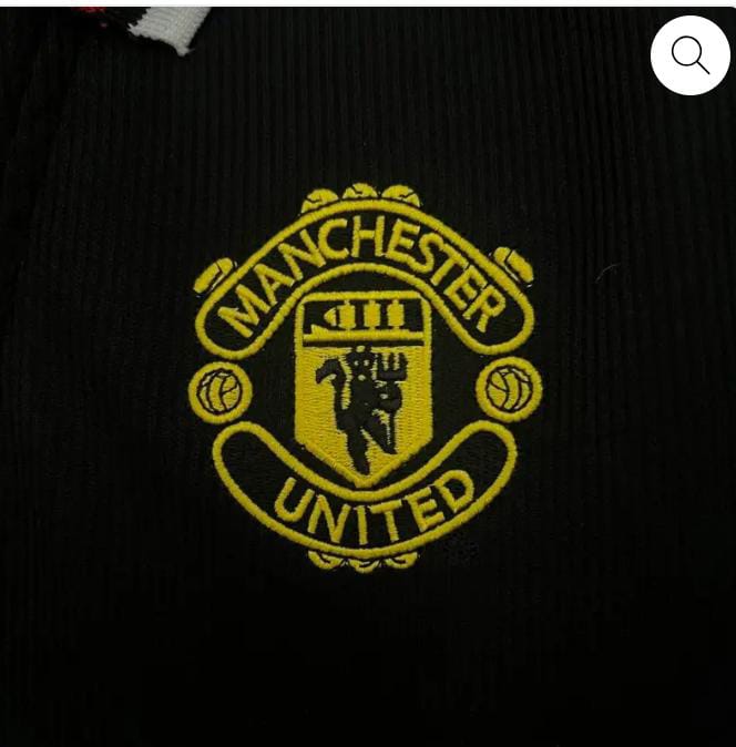 1998/1999 Original MANCHESTER UNITED Black Third Vintage Retro Kit Football Jersey ; Best Quality Unisex Man U Jersey Retro Kit