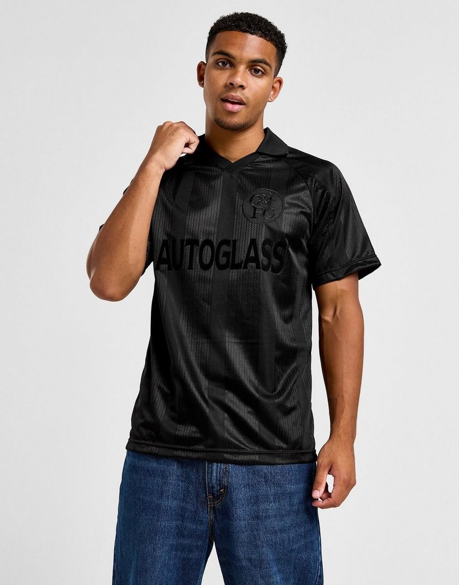 Original CHELSEA FC Black Out Shirt 1998 Vintage Retro Kit Football Jersey ; Best Quality Chelsea Jersey Retro Kit