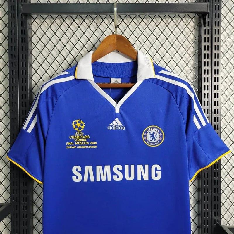 Original CHELSEA UCL FINAL 2008 Vintage Retro Kit Football Jersey ; Best Quality Chelsea Jersey Retro Kit