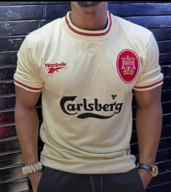 Original 1996/1997 LIVERPOOL AWAY Jersey Vintage Retro Kit Football Jersey ; Best Quality Liverpool Jersey Retro Kit