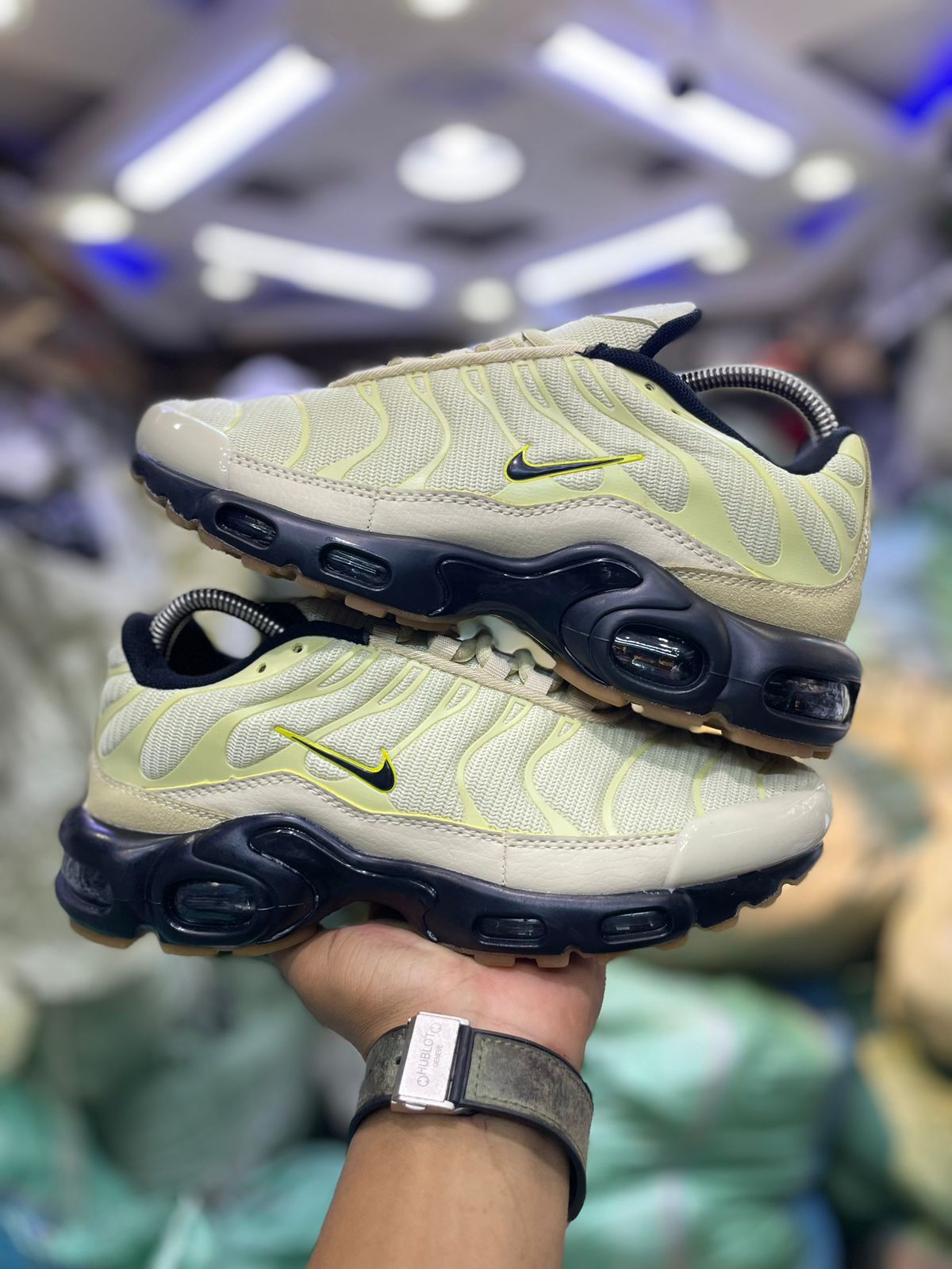 ORIGINAL AIR MAX TN ''Gold Bullet'' Sneakers, High Quality Fashion Men's Shoes Air Max Sneakers