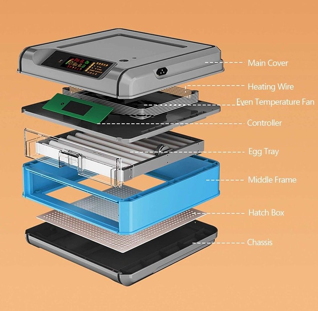 68 Automatic Smart Egg Incubator AC / DC