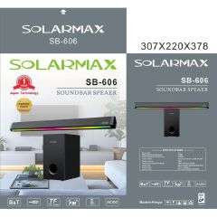 Solarmax 3.1ch Soundbar Multimedia Speaker System with Woofer