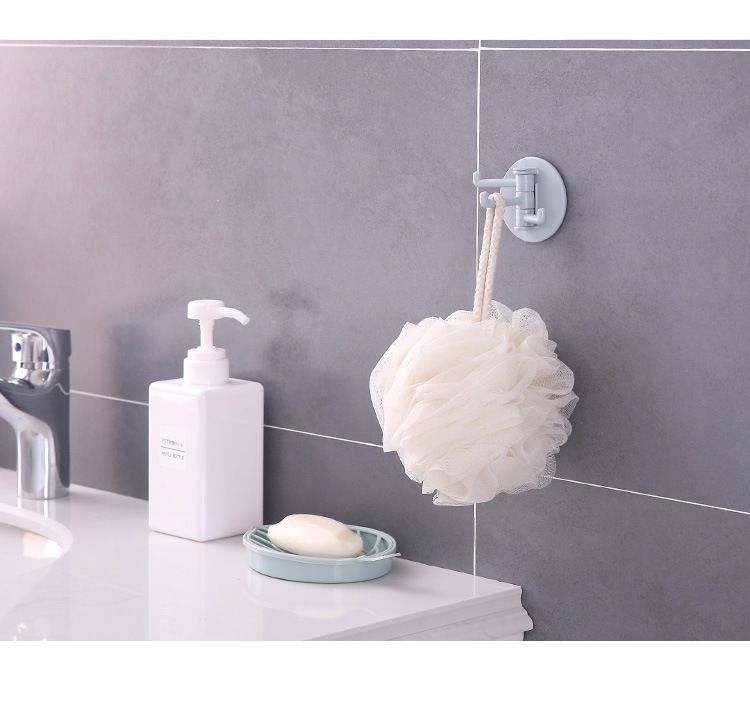 ZHJH 10Pcs of Self Adhesive Kitchen Wall Door Hook Key Holder Rack Towel Hanger Bathroom Rack Hooks Aluminum Multi-Purpose Storage Hooks
