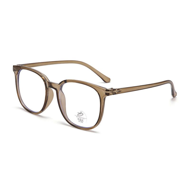 ZHJH Blue light blocking glasses retro round anti blue light glasses anti eye fatigue computer glasses suitable for men and women