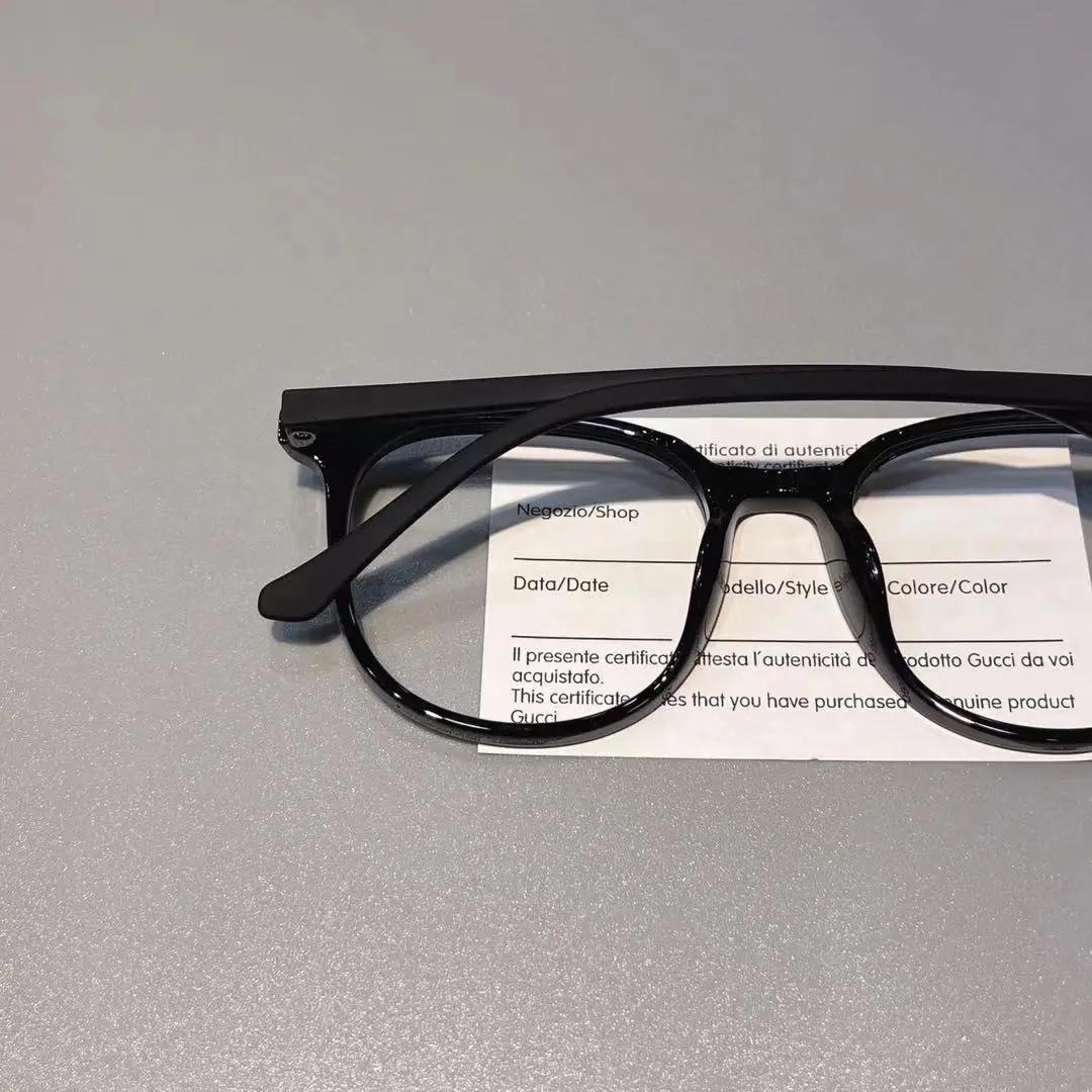 ZHJH Blue light blocking glasses retro round anti blue light glasses anti eye fatigue computer glasses suitable for men and women