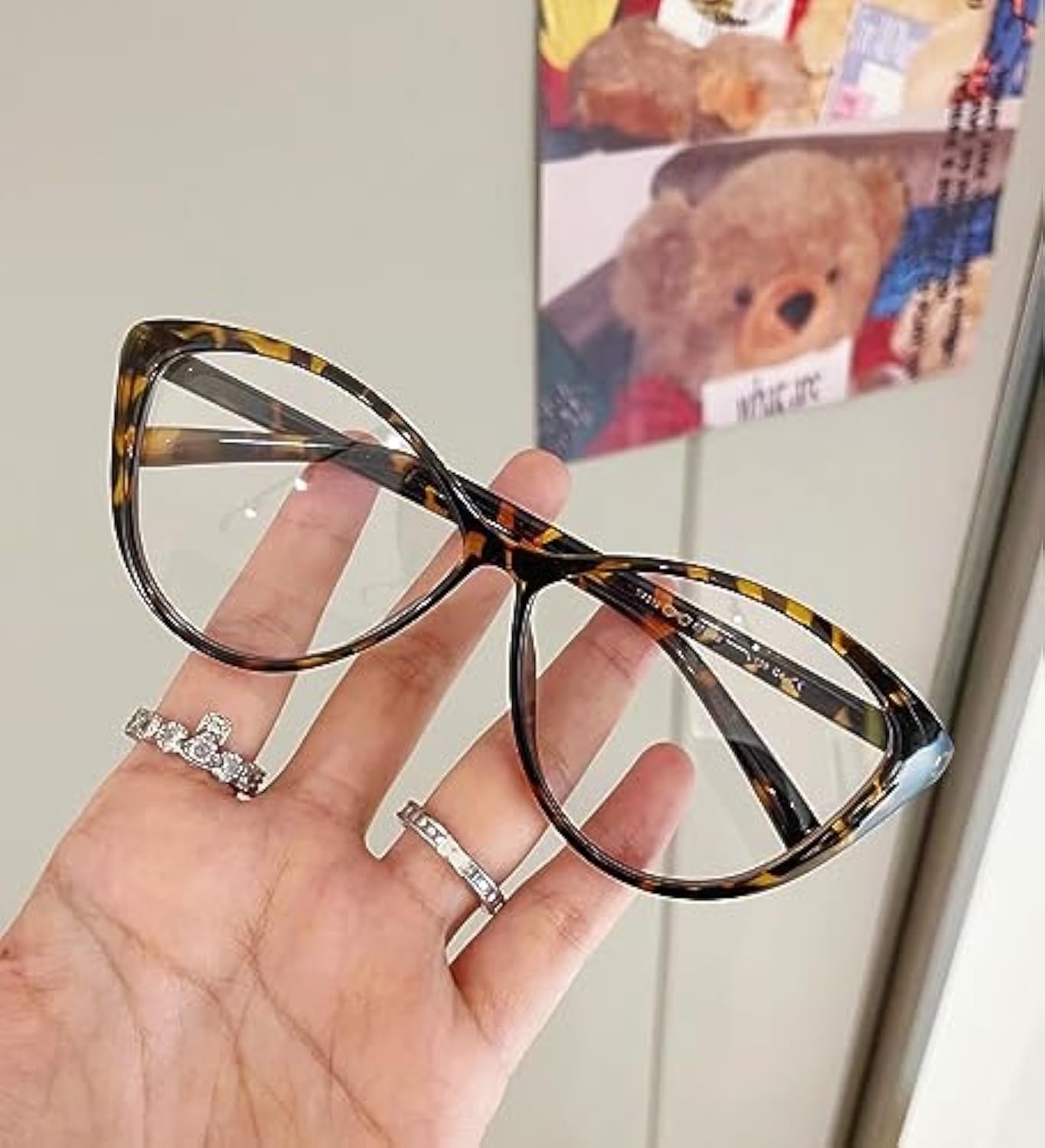 ZHJH Women's Retro Cat Eye Anti Blue Light Glasses Anti Blue Light Gaming Glasses Computer Office Glasses