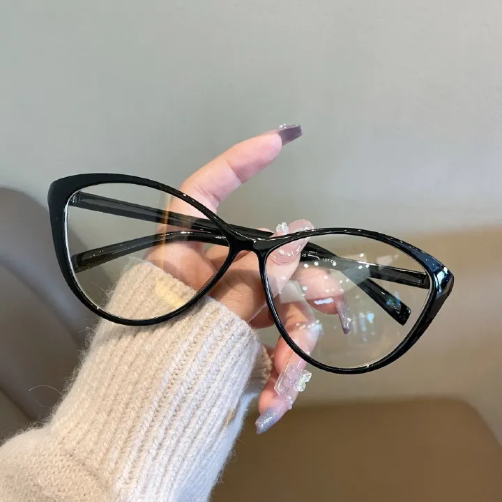 Women's Retro Cat Eye Anti Blue Light Glasses Anti Blue Light Gaming Glasses Computer Office Glasses Used For Daily Decorative Wear Or Eye Protection