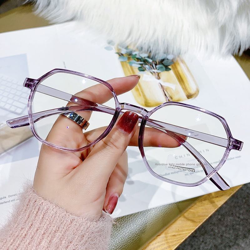 ZHJH Anti Blue Light Glasses Retro Computer Glasses Gaming Anti Blue Light Glasses Fashion Glasses