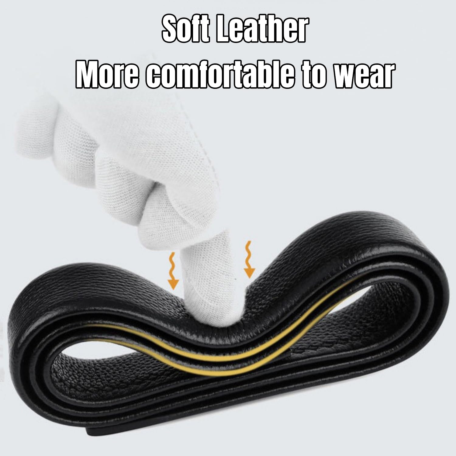 ZHJH Men's Belt Alloy Automatic Buckle PU Leather Inner Lining High quality Men's Belt Suitable for Casual and Business Jeans Luxury Brand Men's Belt