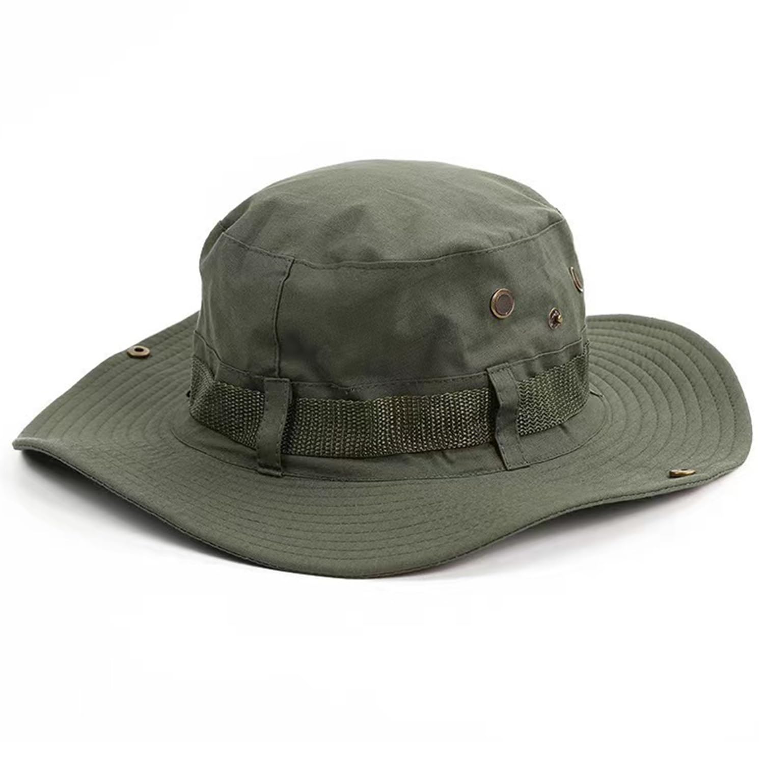 Hat Fishing Hat Wide Edge Hiking Hat Wilderness Adventure Style Fishing Hat Jungle Sun Hat Hunting Style Breathable Sun Hat Men's and Women's Hats