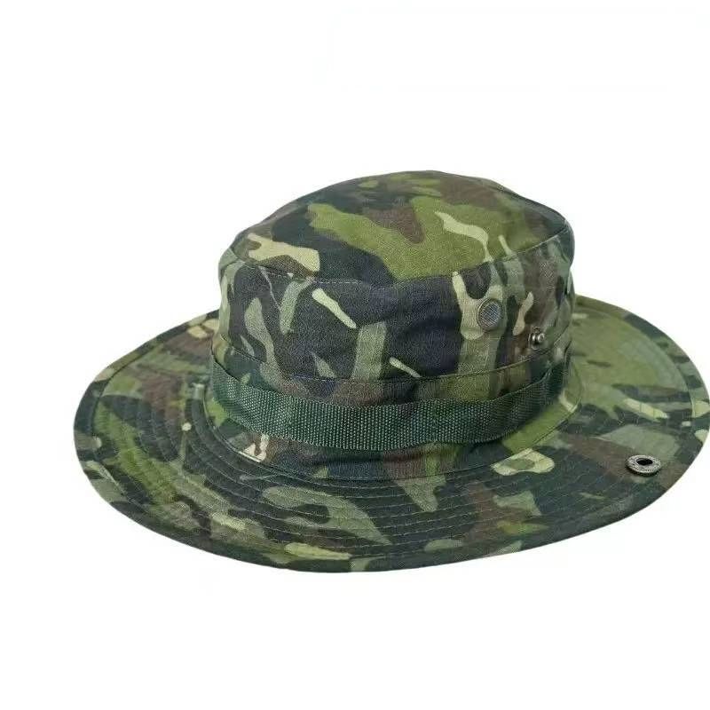 Wide Brimmed Boone Hat for Men and Women Top Of The Line Camouflage Bucket Hat Suitable For Outdoor Adventure Beaches