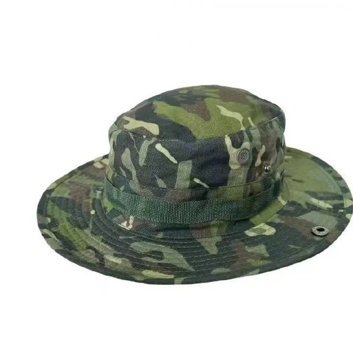 Wide Brimmed Boone Hat for Men and Women Top Of The Line Camouflage Bucket Hat Suitable For Outdoor Adventure Beaches