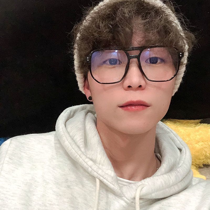 ZHJH Frame Eyeglasses Women Men Glasses Anti Blue Light Pilot Square Glasses Anti Filter Blue Light for Gaming Computer