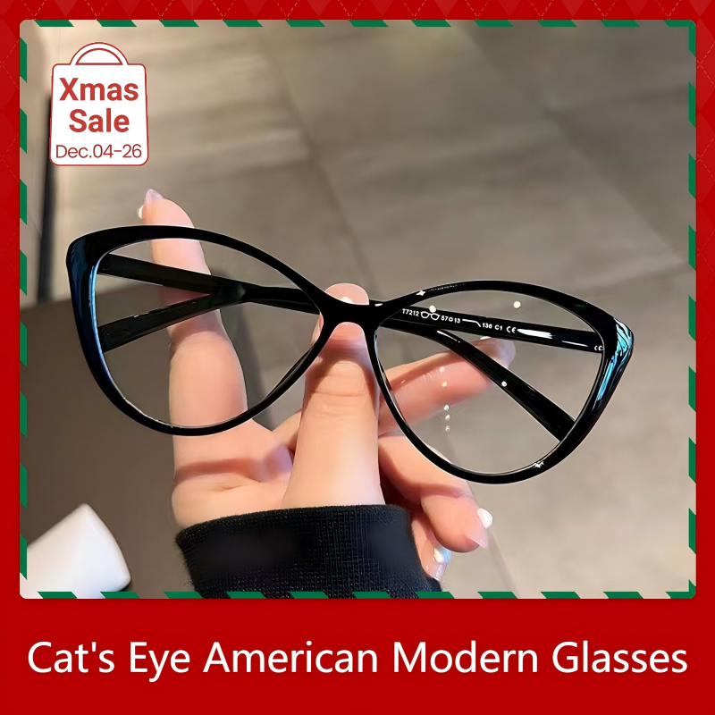 Women's Retro Cat Eye Anti Blue Light Glasses Anti Blue Light Gaming Glasses Computer Office Glasses Used For Daily Decorative Wear Or Eye Protection