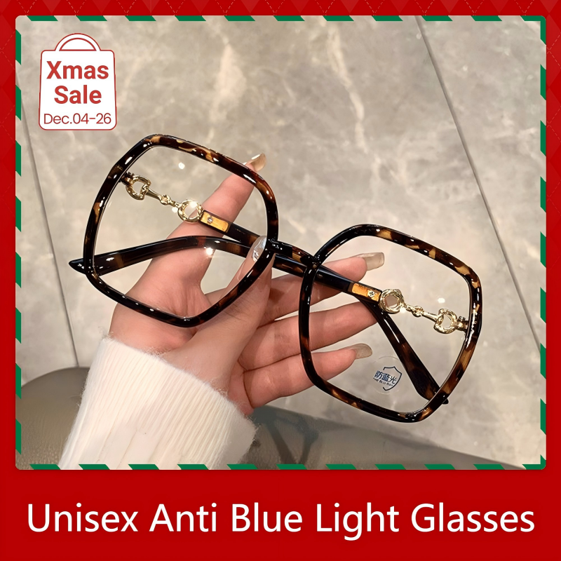 Women's Oversized Glasses Square Frame Designer Frames Optical Glasses Latest Glasses Frames Optical for Girl Blue Light Blocking Gaming Designer Glasses