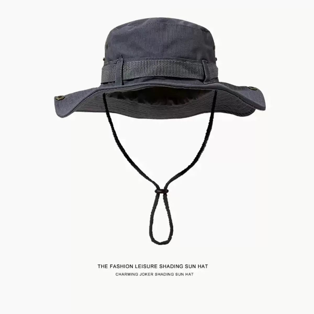 Quick Dry Water Resistant Outdoor Sun Hat Army Green Wide Brim UV Protection Bucket Hat With Adjustable Chin Strap For Hiking Fishing Camping Beach Activities