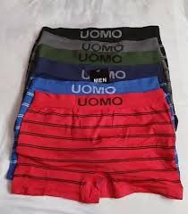 (4pc)Classic Uomo Men Underwear Boxer Seamless Underpants