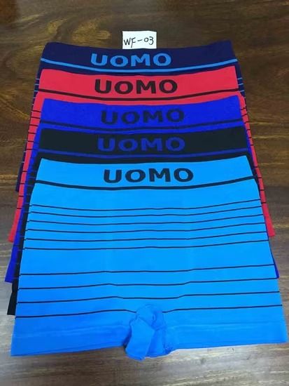(4pc)Classic Uomo Men Underwear Boxer Seamless Underpants