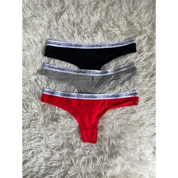 Offer !!!Offer!!! CK 3-Piece Women's Underwear Set; Seamless Thong, Hotpants and Sports bra - Sexy and Comfortable Ladies Briefs Lingerie