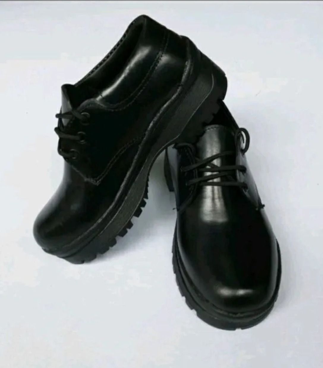 Toughees BACK TO SCHOOL Premium Genuine Leather Toughee School Shoes For Boys & Girls – Durable, Comfortable, And Stylish Black Leather School Footwear Available In Multiple Sizes