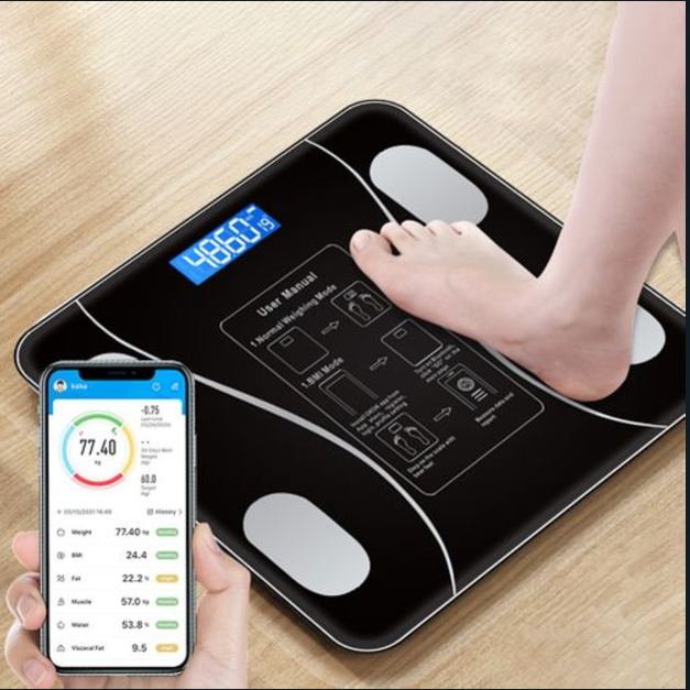 Body Fat Scale Body Personal Scale, Smart Wireless Digital Bathroom Weight Scale, Body Composition Analyzer Weighing Scale