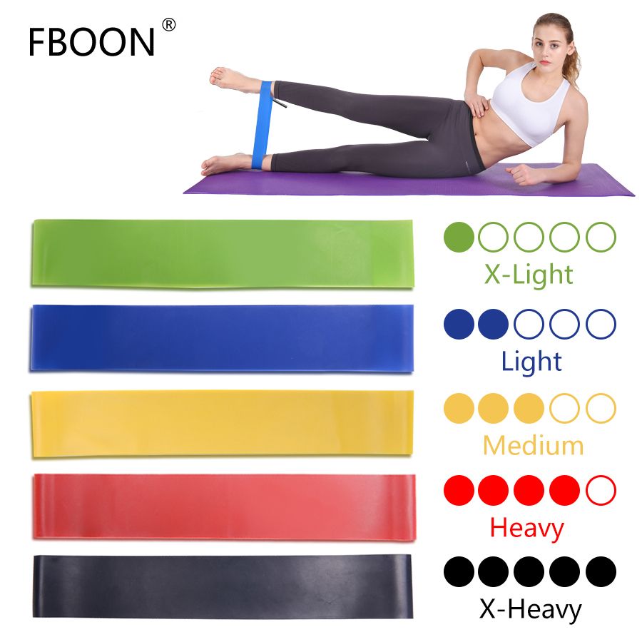 Elastic Resistance Bands Workout Rubber Loop For Fitness Gym Strength Training Elastic Bands Athletic Fitness Equipment Expander Green(0.35mm*10lbs) One size