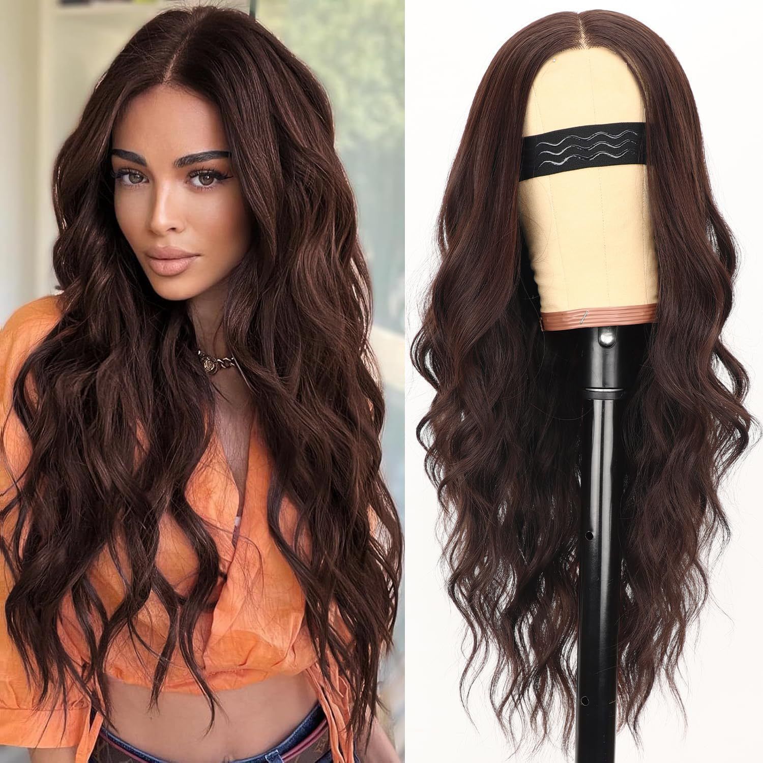 Highlight Ombre Lace Front Wig Human Hair Body Wave Honey Blonde Glueless HD Transparent Lace Frontal Wigs for Women 180 Density Human Hair Pre Plucked with Baby Hair Off white 8 Inch