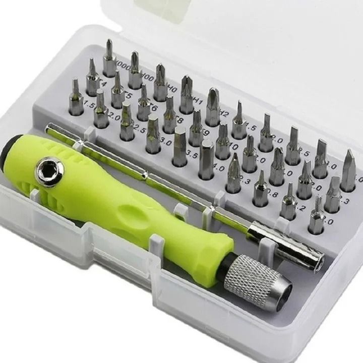 FRANK Hand Tools Multi-Function Manual Screwdriver Driver Precision Mini Magnetic Head Kit Phone Repair Camera Maintenance Hand Tools 32 In 1
