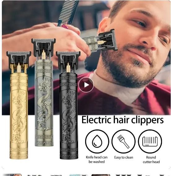 FRANK USB Electric Hair Cutting Machine Rechargeable Hair Clipper Man Shaver Trimmer Barber Professional Beard Trimmer Julie Fashion Store