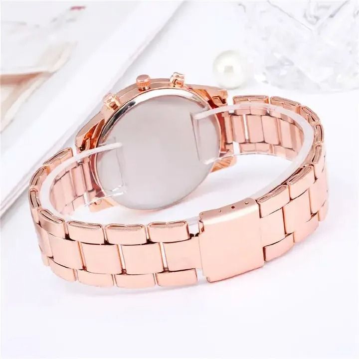 FRANK Geneva Women Watches For Lady Wrist Watch Ladies Watches Luxury Quartz Stainless Steel Band Casual Fashion Valentine's Day Gift
