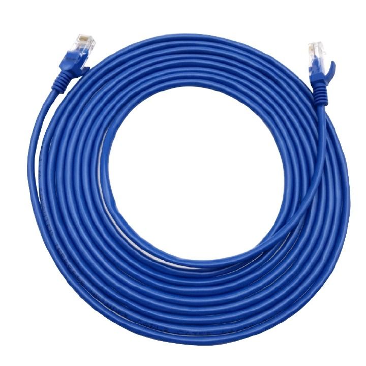 FRANK 3M CAT5E Ethernet Internet RJ45 Cable, Lan Cable, Router Cable, modem Cable, RJ45 Ethernet Network LAN Cable Cat 5e Channel UTP 4Pairs 24AWG Patch Cable  Computer Peripherals