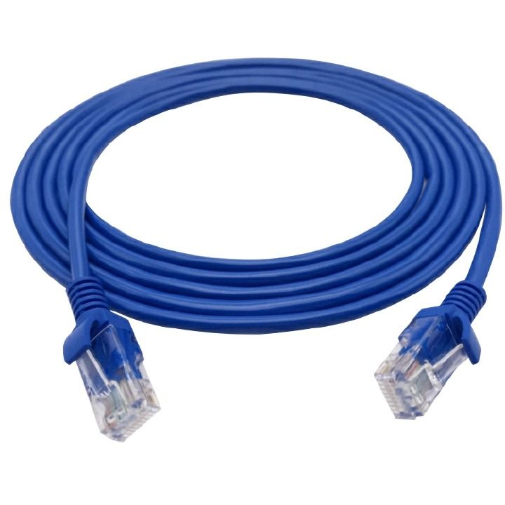 FRANK 3M CAT5E Ethernet Internet RJ45 Cable, Lan Cable, Router Cable, modem Cable, RJ45 Ethernet Network LAN Cable Cat 5e Channel UTP 4Pairs 24AWG Patch Cable  Computer Peripherals