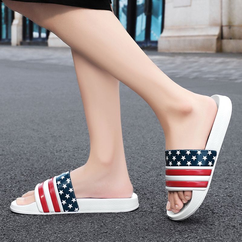 Summer Men Slippers Fashion Outdoor Beach Shoes Slip-on Flat Indoor Casual