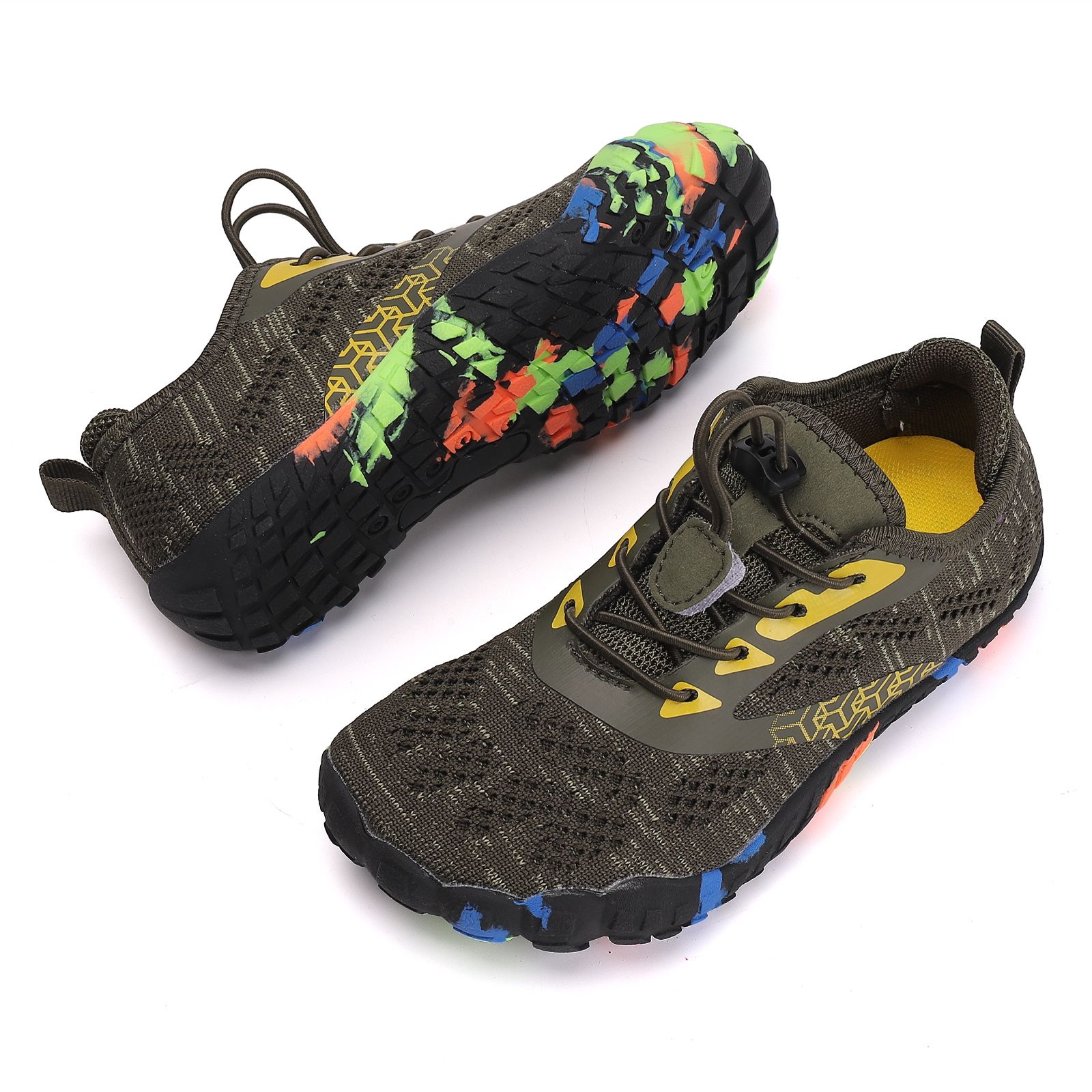 Kids Aqua Shoes Quick Dry Beach Barefoot Water Shoes Boy Girl Drainage Swim Sandals Diving Boating Surfing Sports Wading Sneaker Outdoor Athletic