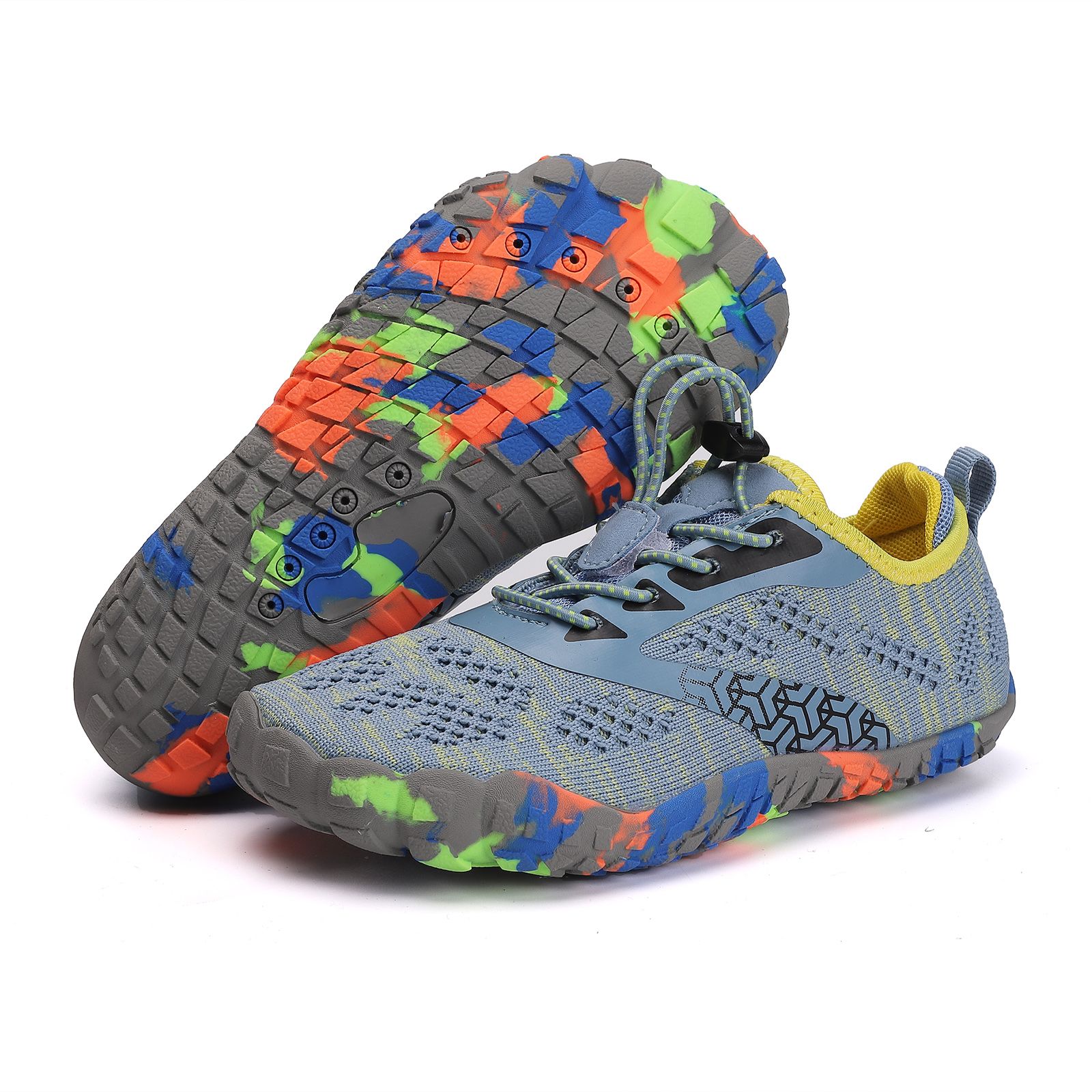 Kids Aqua Shoes Quick Dry Beach Barefoot Water Shoes Boy Girl Drainage Swim Sandals Diving Boating Surfing Sports Wading Sneaker Outdoor Athletic