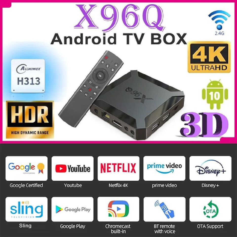 Best price for X96Q Smart TV Box Android Allwinner H313 Quad Core 2.4G ...