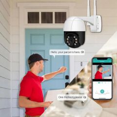 3MP PTZ Wifi IP Camera Outdoor 4X Digital Zoom AI Human Detect Wireless Camera H.265 P2P Audio 2MP 3MP Security CCTV Camera