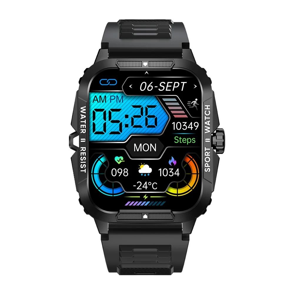2025 New COLMI Smart Watches 1.96" Outdoor Military Smartwatches Men Bluetooth Call Smart Watch 3ATM IP68 Waterproof Sports Fitness Watches