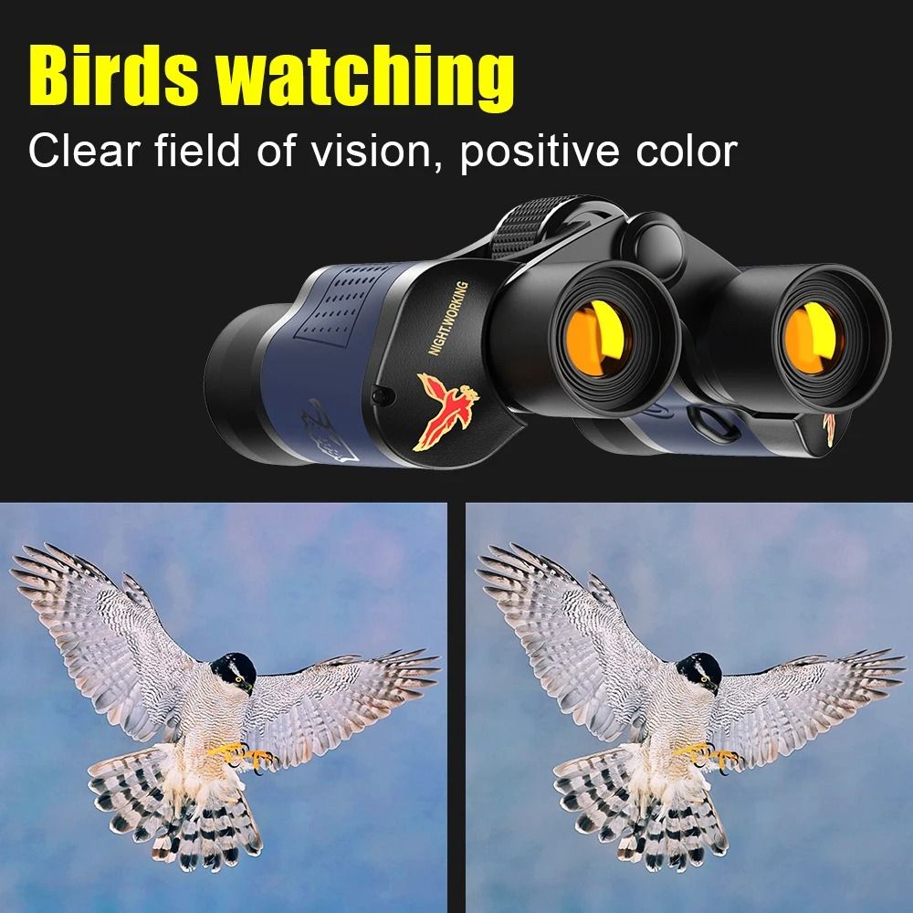 High Clarity Telescopes 60X60 Binoculars 3000M Powerful Optical Lens Bak4 Prism Night Vision For Outdoor Hunting Sports Camping