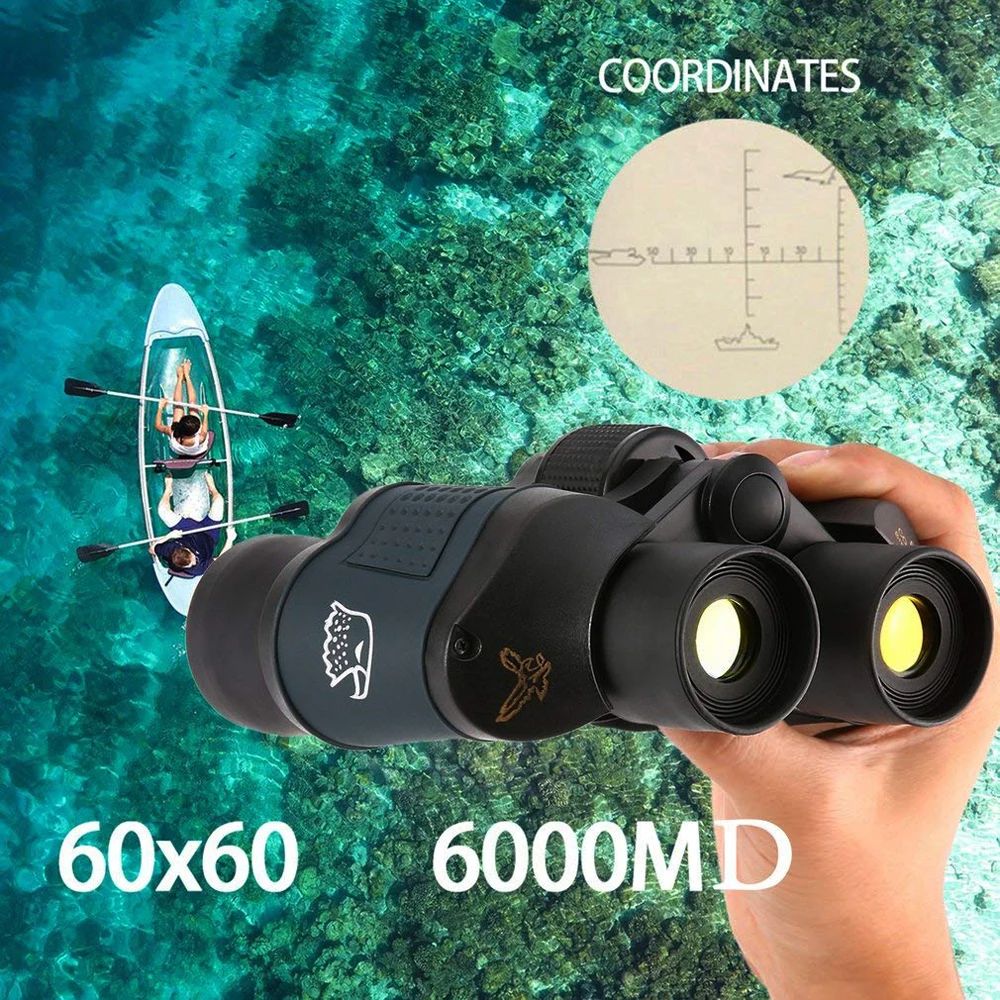 High Clarity Telescopes 60X60 Binoculars 3000M Powerful Optical Lens Bak4 Prism Night Vision For Outdoor Hunting Sports Camping
