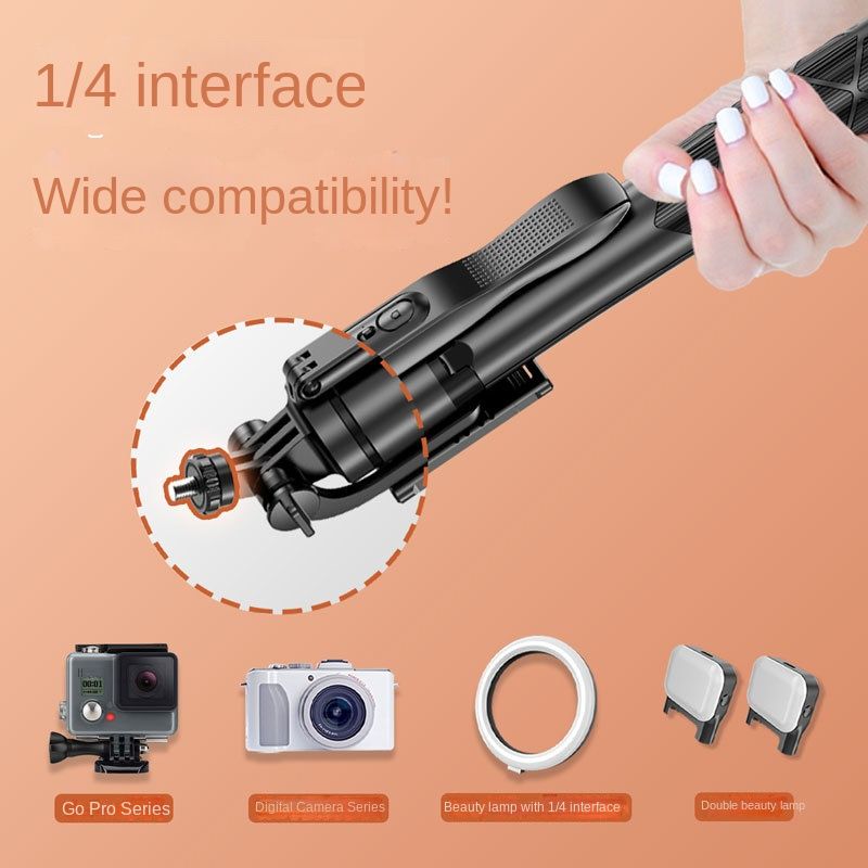 New Portable Wireless Selfie Stick Tripod L16 1530mm Foldable Monopod for Gopro Action Cameras Smartphones
