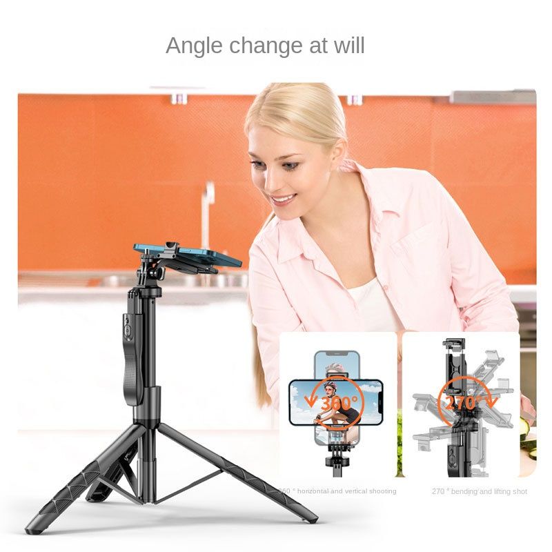 New Portable Wireless Selfie Stick Tripod L16 1530mm Foldable Monopod for Gopro Action Cameras Smartphones