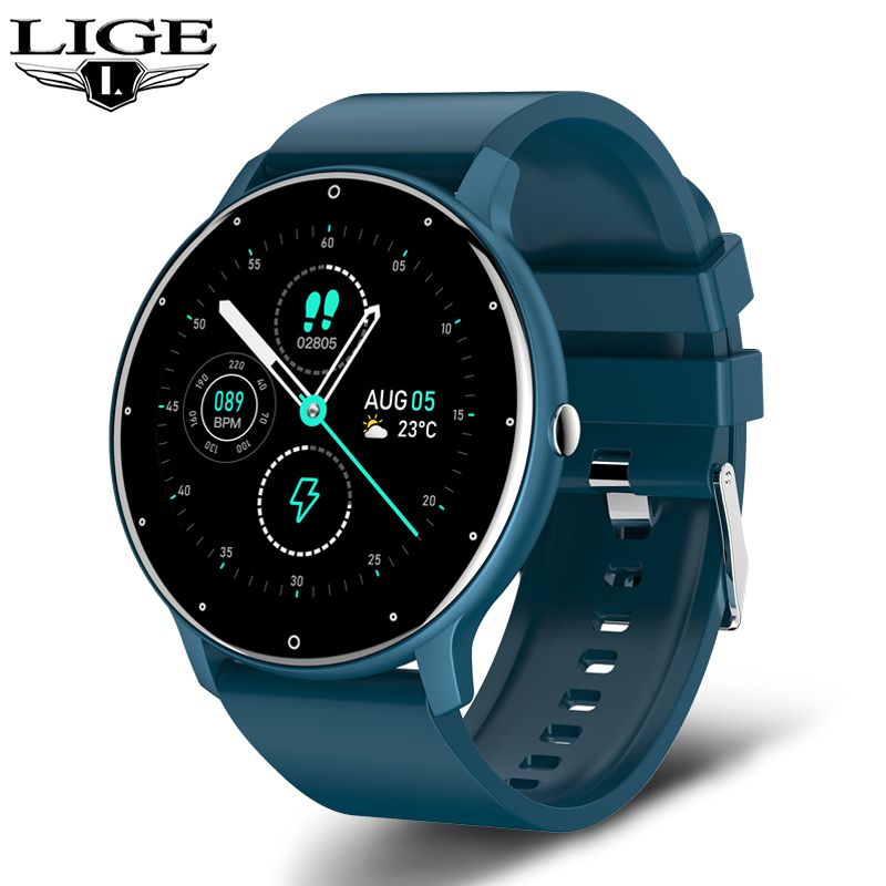 LIGE ZL02PRO/T2Pro Smart Watches Men/Women Full Touch Screen Sport Fitness Smart Watch IP67 Waterproof Bluetooth ZL02D For Android ios smartwatch