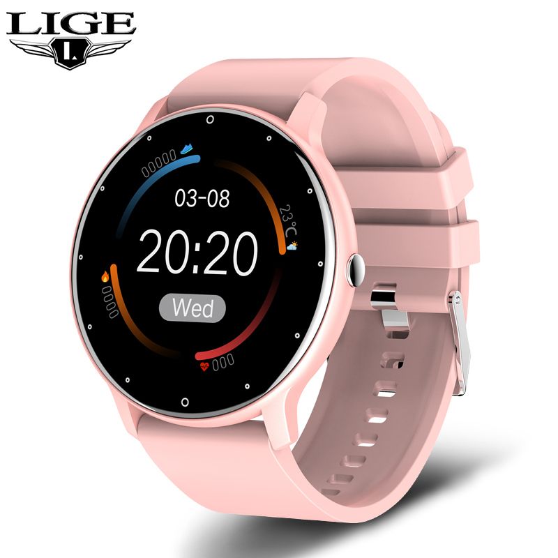 LIGE ZL02PRO/T2Pro Smart Watches Men/Women Full Touch Screen Sport Fitness Smart Watch IP67 Waterproof Bluetooth ZL02D For Android ios smartwatch